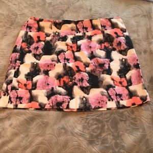 J Crew Printed Skirt 0